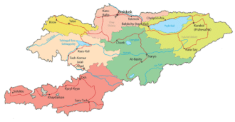 Map of Kyrgyzstan | Travel Land